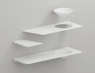 Столешница Salini Costa Plus S-Stone  200221M белый матовый