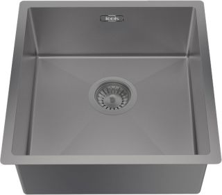 Кухонная мойка Iddis Edifice графит 440x440