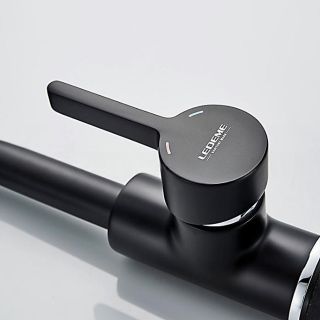 Смеситель для раковины Ledeme L1099B черный