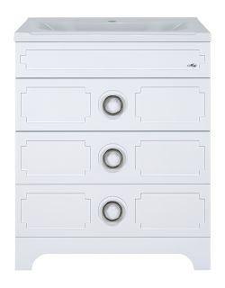 Напольная тумба под раковину Misty Лейла 100см белый