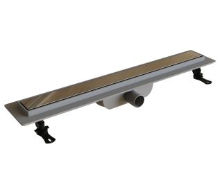 Душевой лоток RGW Drain Leo-11 60211160-01 60см под плитку хром