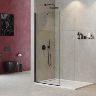 Душевая перегородка CEZARES LIBERTA-L-1-TB-90-C-NERO