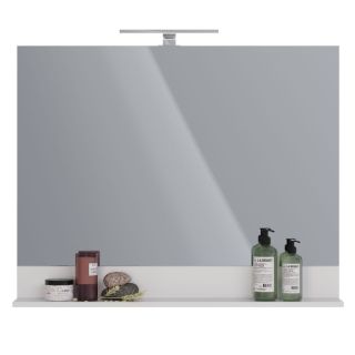 Зеркало Lemark ROMANCE LM07R100Z 100 см подвесное с полкой