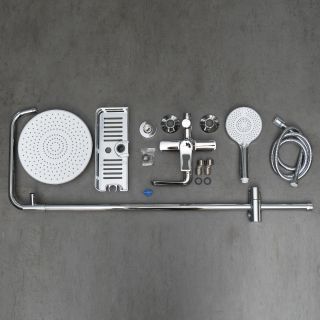 Душевая стойка Lemark Ortus LM11362C хром