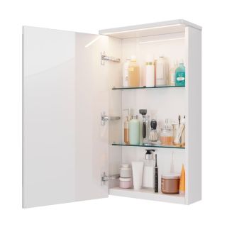 Зеркало-шкаф Lemark Zenon LM45ZS-Z 45 см подвесной с подсветкой