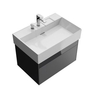 Тумба под раковину Kerama Marazzi Logica LOG.70.2\ST 70 см стальной серый