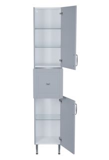 Пенал напольный IDDIS Oxford OXF36L0i97 36см светло-серый