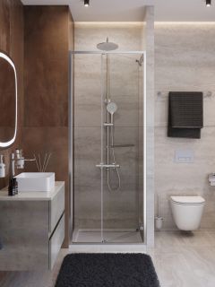 Душевая дверь CEZARES  LUX-B-FS-1-70-C-CR хром