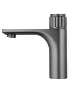 Смеситель для раковины Wonzon & Woghand Click WW-A40412-BGG тёмный графит