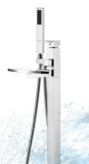 Напольный смеситель для ванны Swedbe Spira 4008 хром