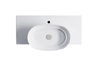 Тумба с раковиной Astra-Form М-40 Slim 4631177714627 90 см серый матовый