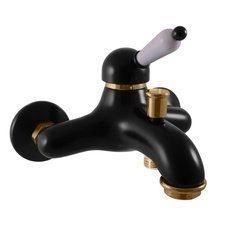 Смеситель для ванны Rav Slezak Labe L054.5CMATZ черный золото