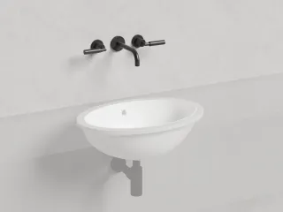 Встраиваемая раковина Salini Marea 12 S-Sense 1101109G 55см белый глянцевый