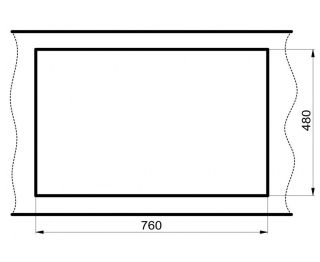 Мойка для кухни Milacio Navarra 78 Cuarzo MC.77051 чёрный матовый