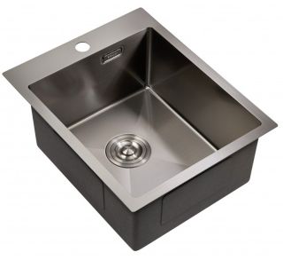 Мойка для кухни Milacio Denia 41 Steel MC.77469 воронёная сталь