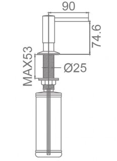 Дозатор для кухонной мойки Milacio MC.931.BR бронза