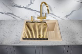 Ролл-мат для кухонной мойки Milacio Ultra MCU.4533.GD брашированное золото