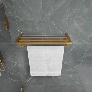 Полка для полотенец Milacio Ultra MCU.965.GD брашированное золото