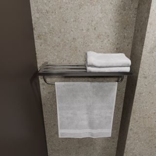 Полка для полотенец Milacio Ultra MCU.965.SS нержавеющая сталь