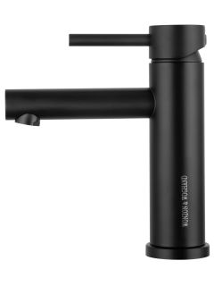 Смеситель для раковины Wonzon & Woghand WW-H9089-MB чёрный матовый