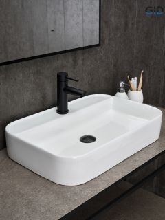 Раковина Gid N9660 51232 накладная белая 60x40x11