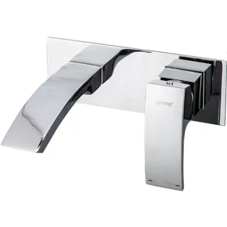 Встраиваемый смеситель для раковины Gappo G1007-2 хром