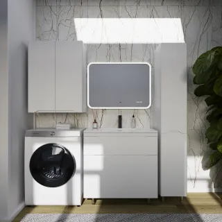 Тумба под раковину Style Line Марелла 80 Люкс Plus СС-00002401 белый матовый