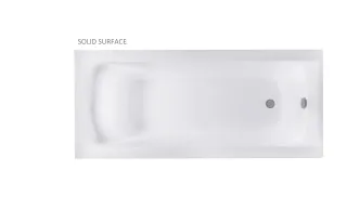 Ванна из искусственного камня Astra-Form Нью-Форм 01010062 180x80 см белый матовый