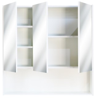 Зеркало-шкаф Bellezza Ницца 90см белый 00000011745