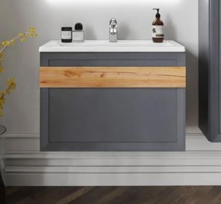 Ручка для тумбы Бриклаер Берлин 4627125416347 80 см дуб золотой