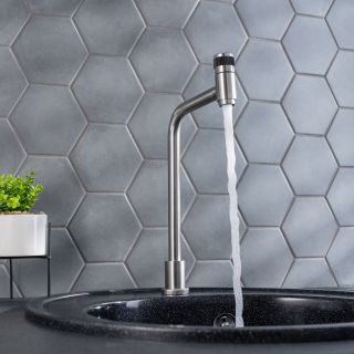 Смеситель для кухни РМС SUS124-270-1 для одной воды нержавеющая сталь