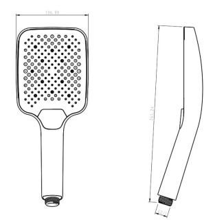 Лейка для душа Raglo R450.52 хром