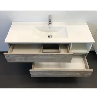 Тумба с раковиной Comforty Турин 00-00013939 120 см дуб бежевый