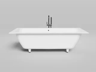 Ванна из искусственного камня Salini Orlanda Axis S-Sense 103211G 190x80см белый глянцевый