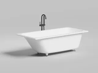 Ванна из искусственного камня Salini Orlanda Kit S-Stone 102126MRH 170x80см RAL снаружи