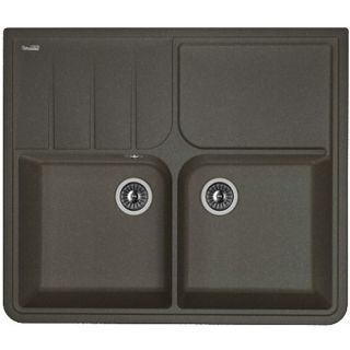 Кухонная мойка Florentina Остров чёрный