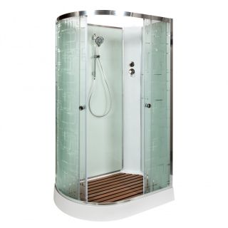 Душевая кабина Deto ЕМ1512 R LED 120х80х220 см