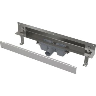 Дренажная система AlcaPlast Spa для монтажа в стену 95см хром APZ5-TWIN-950