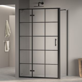 Душевой уголок RGW PA-77B L (PA-07B L + Z-050-2B + держатель O-204B) 41087702-084L 190x120см чёрный