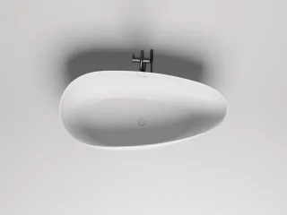 Ванна из искусственного камня Salini Paola In S-Stone 101612SMRH 172x82см RAL снаружи