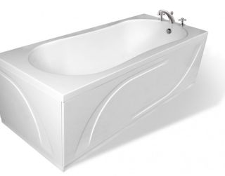 Экран боковой для ванны Эстет Laura silk ФР-00014649 70см белый