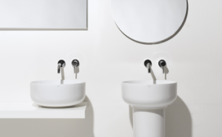 Раковина SIMAS Balloon AG91 bi*1 белая 45 см