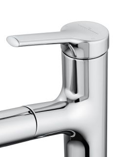 Смеситель для раковины Wonzon & Woghand WW-A40862-CR с выдвижным изливом хром