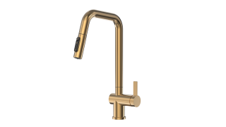 Смеситель для кухни Granula Kitchen Space 7273, ЗОЛОТО САТИН