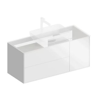 Тумба под раковину Kerama Marazzi Plaza Modern PLB.M.120.3\WHT.V 120 см белый