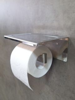 Держатель для туалетной бумаги с полкой AltroBagno Aperto 080907 Cr