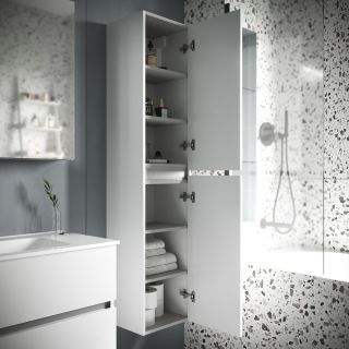 Пенал подвесной Sancos Urban PUR35W 35см белый глянец