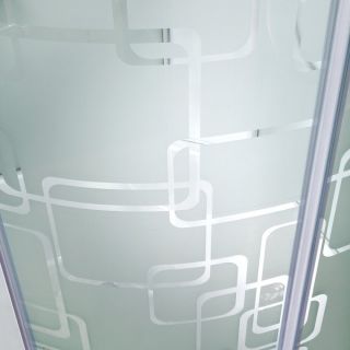 Душевая кабина Deto ЕМ1510 с гм. и эл. 100х100х220 см