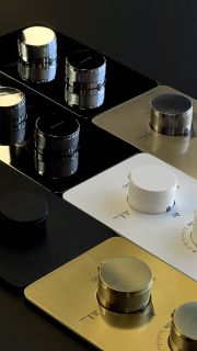 Встраиваемый смеситель для душа Boheme Cell 134-2-MG термостатический золото матовое