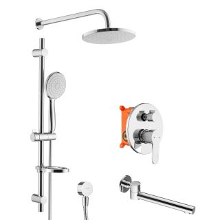 Душевой комплект Swedbe Platta 5541 хром